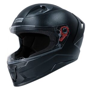 H STUDDS RAIDER WITH SPOILER WITH CLEAR VISOR BLACK