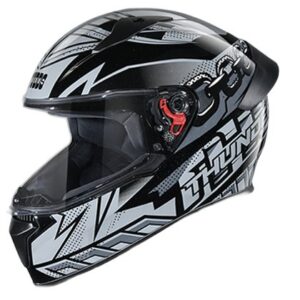 H STUDDS THUNDER D5-N4(L) BLACK CLEAR VISOR