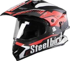 H STEEL BIRD SBH-13 AIRBONE BLK/RED