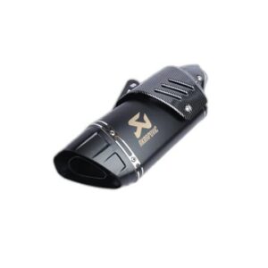 SILENCER AKROPOVIC WITH SHIELD SILVER